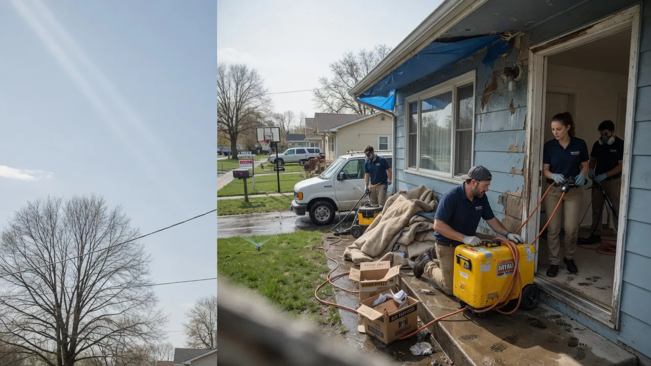 Basement Flood Cleanup in Adair, OK near me
